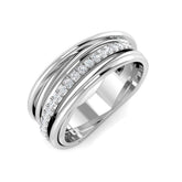 Diamond ssabbubbo Fancy Ring | 0.25ct | Hallmarked Gold & Platinum