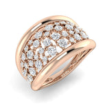 Lab-Grown Round Diamond Fancy Ring | 1ct | Hallmarked Gold & Platinum