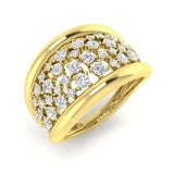 Lab-Grown Round Diamond Fancy Ring | 1ct | Hallmarked Gold & Platinum