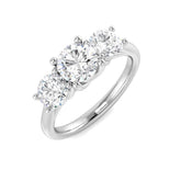 1.93Ct Lab Grown Diamond Ring in Platinum | Ring Size - M