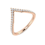 Diamond Wishbone Ring | 0.2ct - 0.33ct
