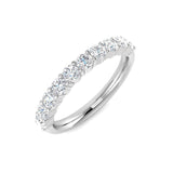 Diamond Csybebabk Half Eternity Ring | 0.75ct