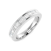 Diamond Half Eternity Ring | 1ct | Hallmarked Gold & Platinum