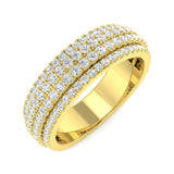 Diamond Bsackwoob Half Eternity Ring | 1.5ct
