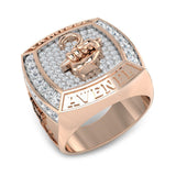 Prestige Diamond Signet Ring | 3ct | Hallmarked Gold & Platinum