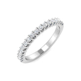 0.33Ct Lab Grown Diamond Ring in 9k White Gold | Ring Size - M
