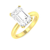 Diamond Barbet Engagement Ring | 3.5ct | Hallmarked Gold & Platinum