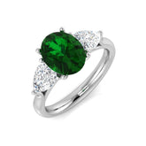 Diamond Barnksey Emerald Ring | 0.75ct - 2.75ct
