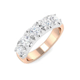 Diamond Kibwessy 5 Stone Ring | 0.75ct | Hallmarked Gold & Platinum