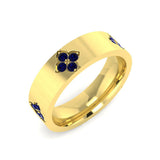 Blue Sapphire Diamond Fancy Ring | 0.3ct - 0.33ct