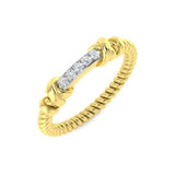 Diamond Totbek Fancy Ring | 0.1ct | Hallmarked Gold & Platinum