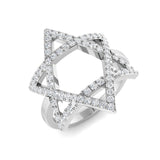 Diamond Tibtages Fancy Ring | 0.75ct | Hallmarked Gold & Platinum