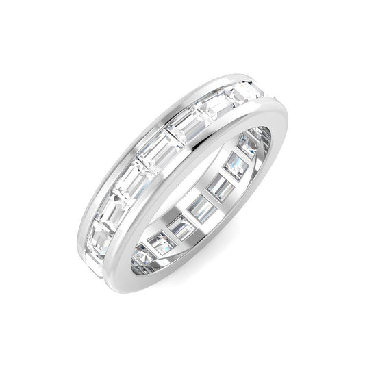 Baguette Diamond Channel Set Full Eternity Ring | 1.75ct | Lab & Natural