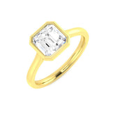 1.54Ct Lab Grown Diamond Ring in 9k Yellow Gold | Ring Size - M
