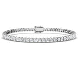 Lab Grown Diamond Bracelet, Diamond Tennis Bracelet, 9K White Gold Bracelet
