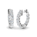 Hoop Earrings - Erity 1.75ct Gold Pure Radiance