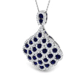 Furzy Blue Sapphire Pendant 3.5ct Gold(Without Chain )