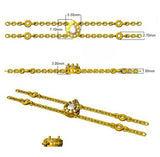Luxury Pear Diamond Jewelry, Elegant Gold Diamond Bracelet