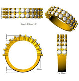 Diamond Beversey Half Eternity Ring | 0.75ct - 2ct