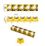 Bracelet de tennis de luxe en or et platine, serti de diamants ronds.