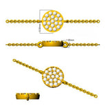 Spiritual Jewelry, Fine Gold Bracelet, Gift For Her, Delicate Chain Bracelet