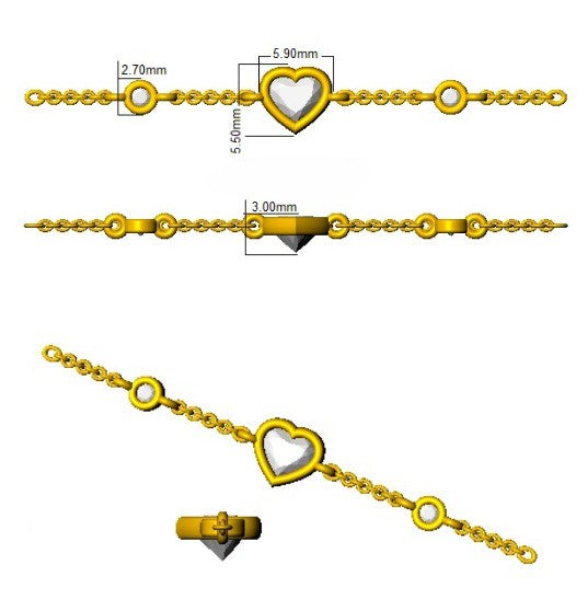 Anniversary Gift, Love Jewellery, Designer Bracelet