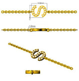 Close Up Diamond Alphabet S Jewellery