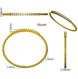 Clover Diamant-Kettenarmband mit Lünetten- und Pavé-Fassung aus Naturdiamanten in Platin