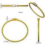 Clover Diamant-Kettenarmband mit Lünetten- und Pavé-Fassung aus Naturdiamanten in Platin