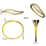 Clover Diamant-Kettenarmband mit Lünetten- und Pavé-Fassung aus Naturdiamanten in Platin