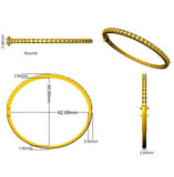 Bracelet de tennis de luxe en or et platine, serti de diamants ronds.