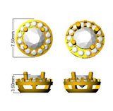 Halo Stud Earrings - 1.25 Carat Luzyy Round Brilliant