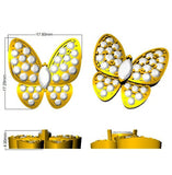 Freya 3ct Gold Diamond Shape Earrings - Elegant Luxury Jewelry