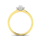 Emerald Cut Diamond Starburst Halo Ring | Lab & Natural Diamonds