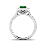Emerald Cut Solitaire Emerald Ring