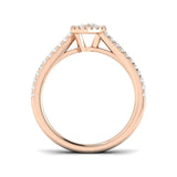 Marquise Cut Diamond Halo Engagement Ring | 0.50ct | Hallmarked Gold & Platinum