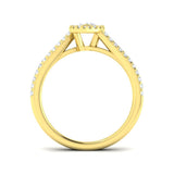 Marquise Cut Diamond Halo Engagement Ring | 0.50ct | Hallmarked Gold & Platinum
