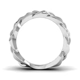 Diamond Woven Band Fancy Ring | 0.2ct | Hallmarked Gold & Platinum