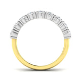 Diamond Half Eternity Ring | 2ct | Hallmarked Gold & Platinum