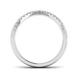 Sparkling Diamond Wishbone Ring | 0.20ct–0.33ct | Hallmarked Gold & Platinum