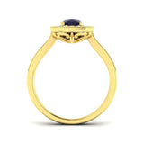 Diamond Cobham Blue Sapphire Ring | 1.75ct