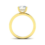 Diamond Barbet Engagement Ring | 3.5ct | Hallmarked Gold & Platinum