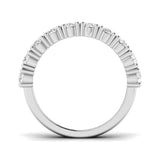 Diamond Airbrie Half Eternity Ring | 2ct | Hallmarked Gold & Platinum