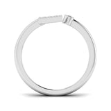 Diamond Warbour Initials Ring | 0.1ct | Hallmarked Gold & Platinum