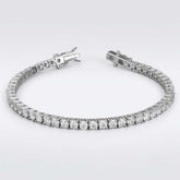 Diamond Tennis Bracelet Anniversary Gift for Women Lab Grown