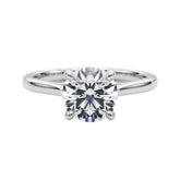 lab grown solitaire 1-8carat diamond ring for women in 9k or 18k solid gold and platinum