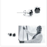 mens jewellery UK sapphire studs