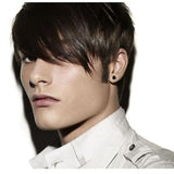 mens sapphire earrings UK hallmarked