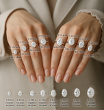 IGI Lab-Grown Oval Diamond 4 Prong Solitaire Engagement Ring, VVS Clarity D Color