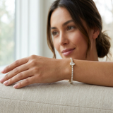 Pear Shape Diamond Bracelet, Gold Diamond Bracelet, Luxury Diamond Bracelet, Fine Jewelry Bracelet